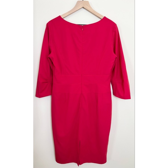 Lafayette 148 New York Women’s 3/4 Quarter Sleeve Midi Dress - Picture 14 of 14